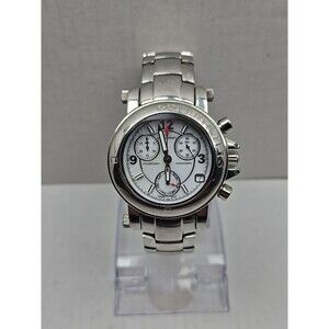 Klaus Kobec Contemporary Swiss Quartz Chronograph Stainless Watch New Battery